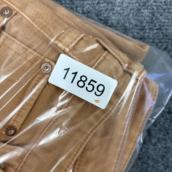 Pilcro The Breaker Pants Womens Size 28 Brown Relaxed High Rise Flawed - Picture 12 of 12